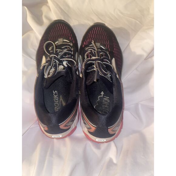 Brooks Ghost 10 Women's Lace Up Sneakers Size 7.5 Black pink White - Picture 7 of 14